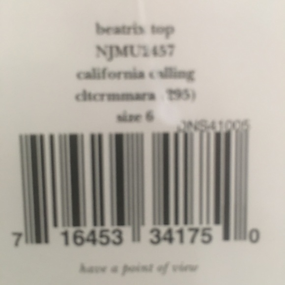 BNWT Kate Spade Beatrix top 💕 6 💕 - Picture 4 of 4